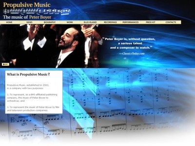  Propulsive Music: The Music of Peter Boyer 